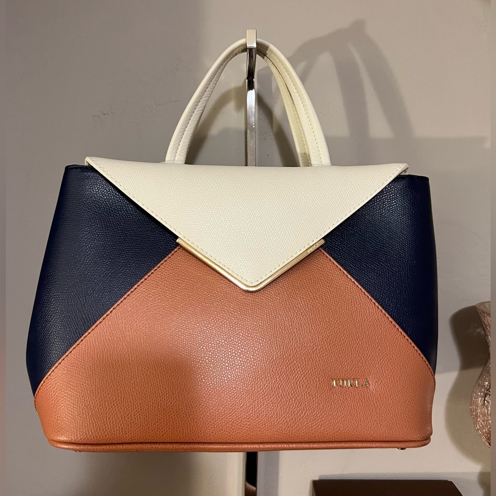 Furla - EUC. Colorblock 2 way purse